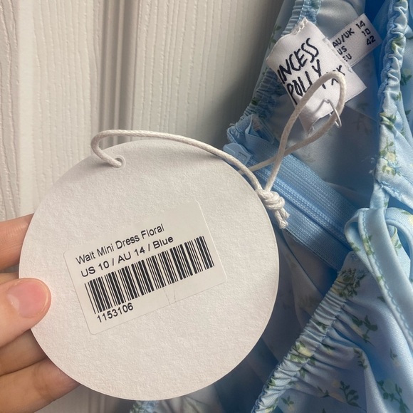 NWT Princess Polly Floral Coquette/Shabby Chic Walt Mini Dress Size 10 - Picture 5 of 7